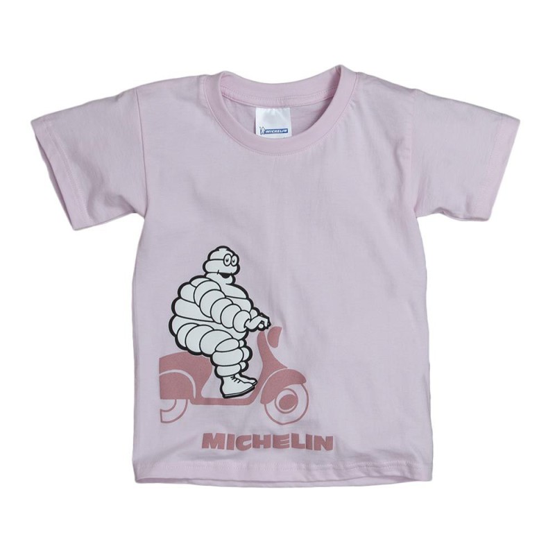 CAMISETA MICHELIN NIÑA ROSA 3/4 AÑOS