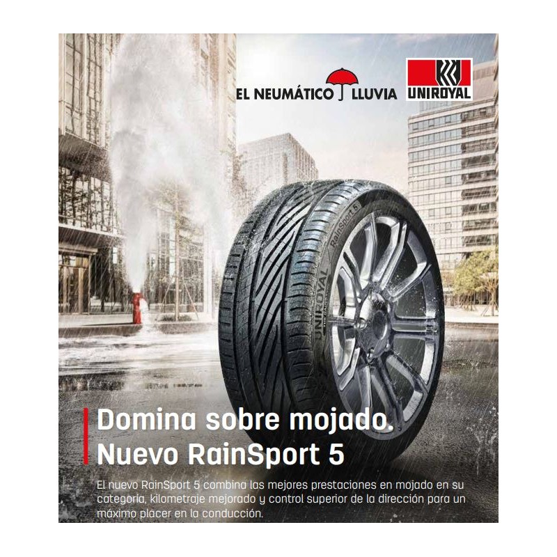 Uniroyal RainSport 5 225/55 R17 101Y XL EVc, Con Protección De Llanta
