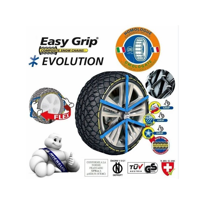  MICHELIN Composite Easy Grip 008307 Evolution Snow Chain :  Automotive