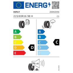 Hifly 215/65 R16 98H HF201 M+S TL
