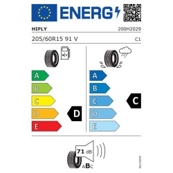 Hifly 205/60 R15 91V HF201 M+S TL