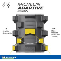 Michelin Starcross 6 Medium Soft 120/90 -18 65M  NHS TT Rear