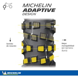 Michelin Starcross 6 HARD 90/100 -21 57M  NHS TT Delantera