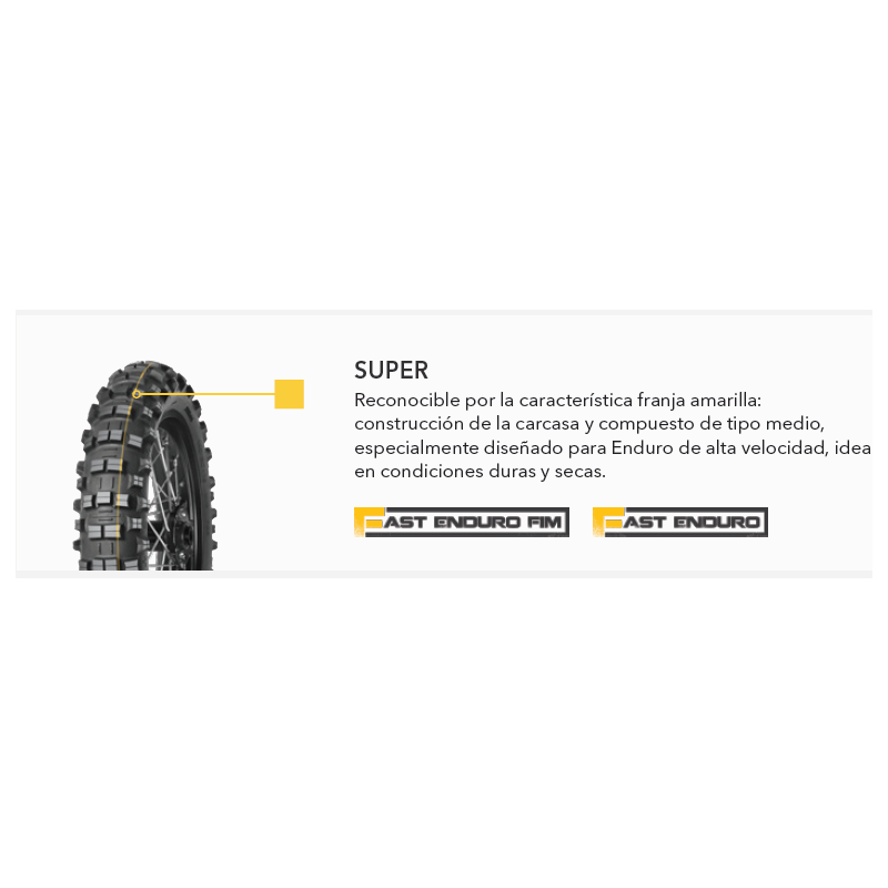 thumbnail interactive-video image 1 of Mitas TERRA FORCE-EF SL 54R TT Off-Road Motorcycle Tire | 90/90 Size | FIM Compliant | Extreme Enduro Grip 1 of 4