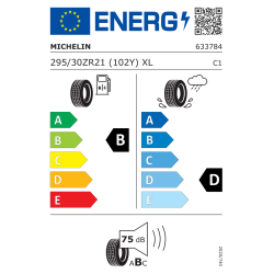 Michelin 295/30 ZR21 102Y Pilot Sport 4 S A LM1 XL TL