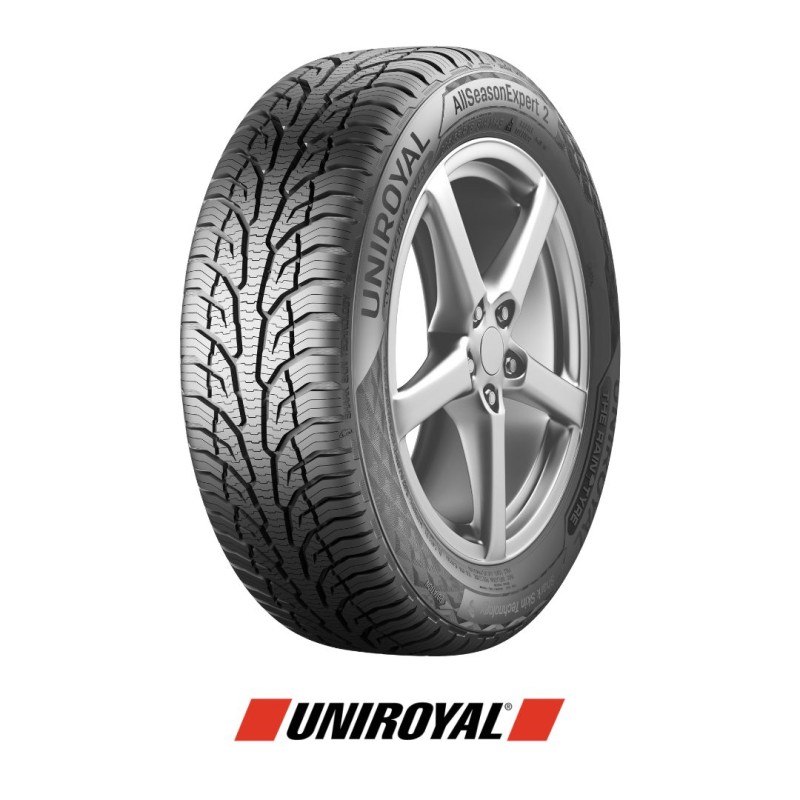 Pneu 4 Saisons Uniroyal AllSeasonExpert 2 XL FR M+S - 215/45R17 91W - Économique, Adhérence Mouillée C, Bruit 72dB - Sans Jantes