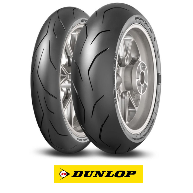 Dunlop Sportsmart TT 120/70 ZR17 58W + 180/55 ZR17 73W TL