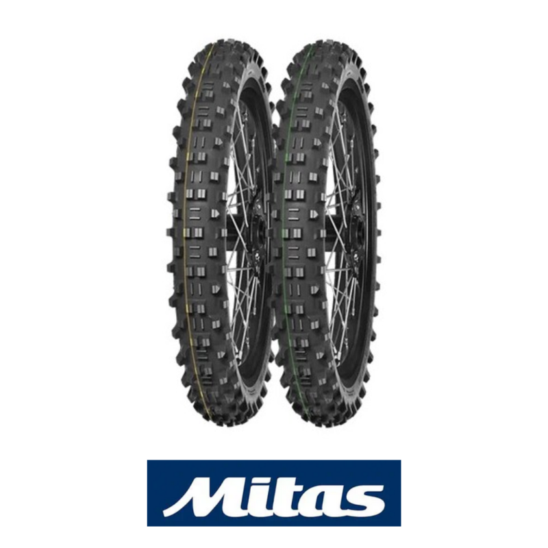 Mitas Terra Force-EF2 SM Super 90/100 - 21 M/C 57R TT Delantera (YELOW STRIPE)