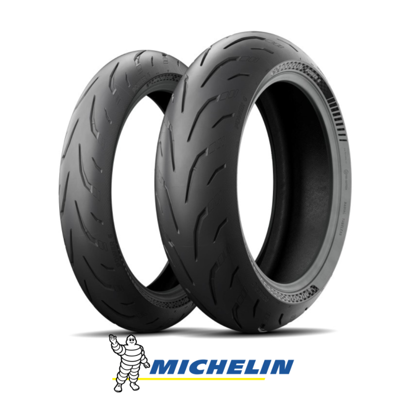 Michelin  Power 6 120/70 ZR 17  58W Y 190/55 ZR 17 75W TL