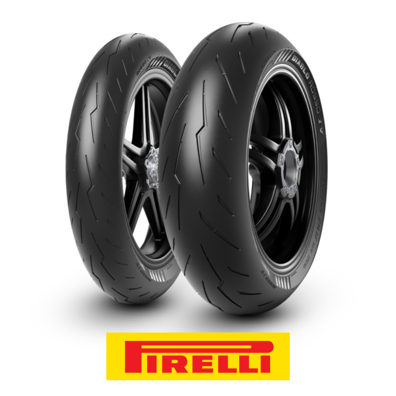 Pirelli Diablo Rosso IV 120/70 ZR 17 58W Y 190/55 ZR 17 75W TL