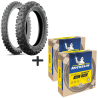 PACK4 : Michelin Enduro MEDIUM 2  90/90-21 y  Enduro MEDIUM 140/80-18 + Michelin BIB MOUSSE  M15 y M14S