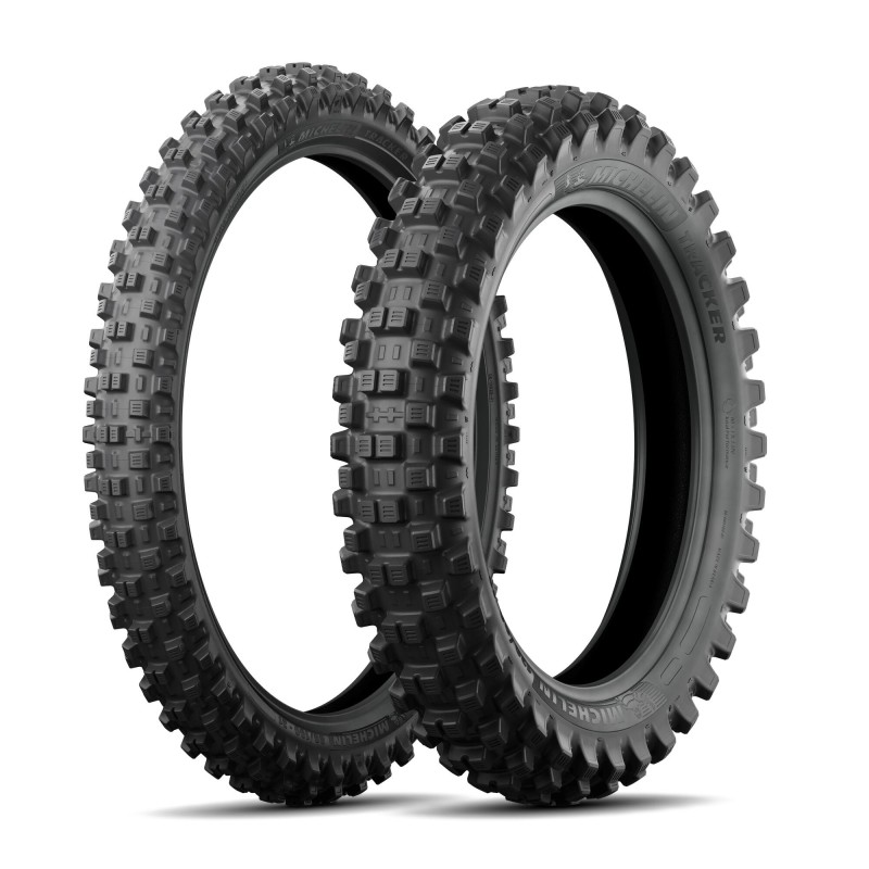 PACK4 : Michelin Tracker 90/90 - 21+140/80 - 18 + Michelin BIB