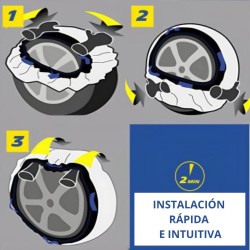 Cadenas nieve textil Michelin SOS EVO 0
