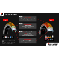 Bridgestone Battlax T33 120/70 ZR 19 M/C 60W TL Delantera