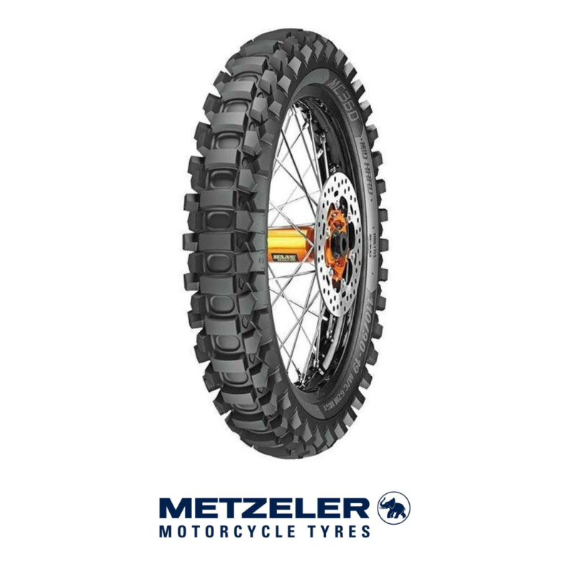 Metzeler MC360 MID HARD 140/80 - 18 M/C 70M MST TT Trasera