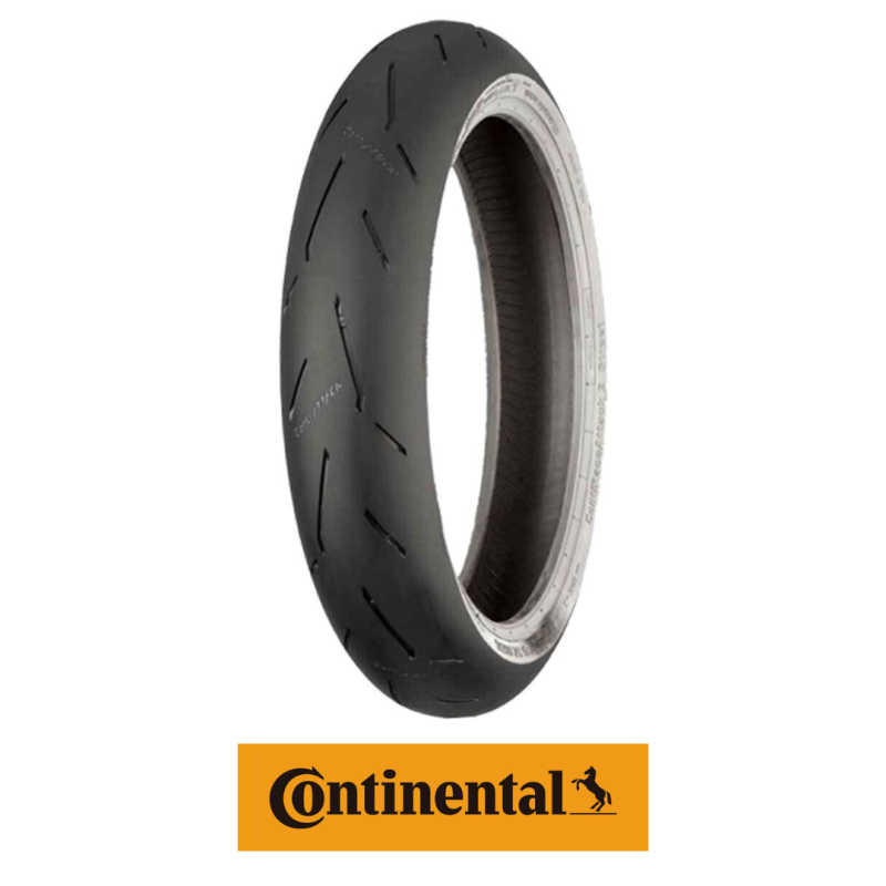 Continental ContiRaceAttack 2 SOFT 120/70 ZR 17 M/C 58W TL Front