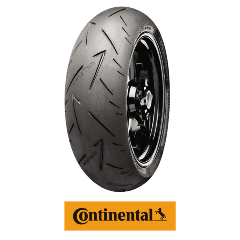 Continental ContiSportAttack 2 190/50 ZR 17 M/C 73W TL Trasera