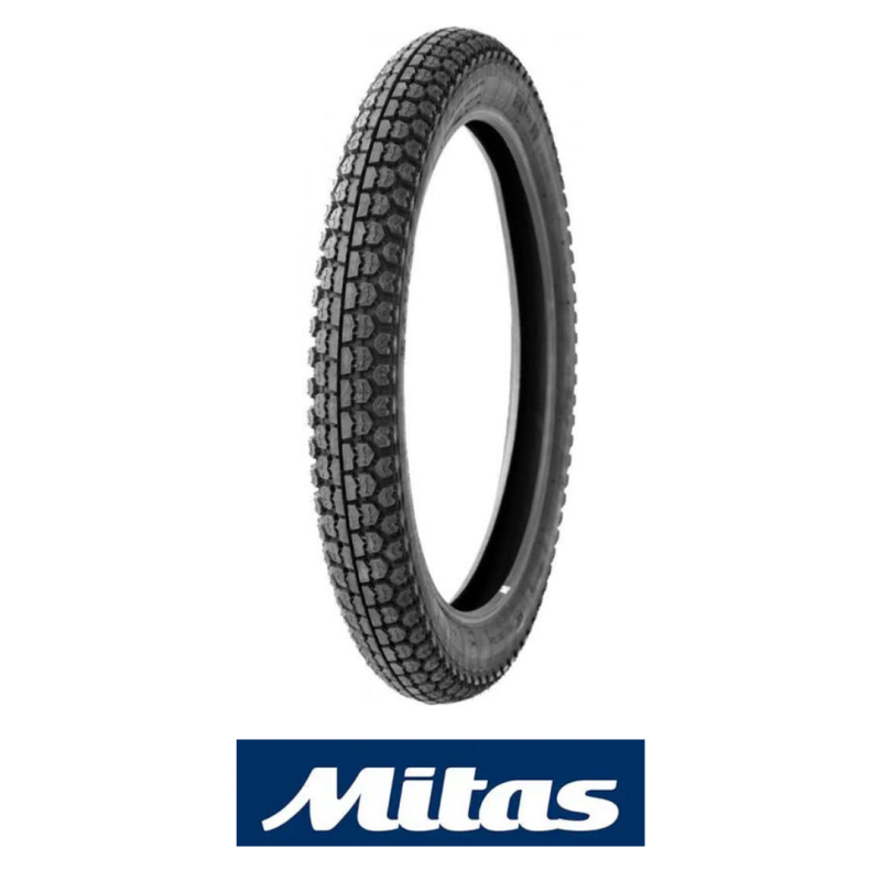 Mitas H-03  3.00 -18  M/C 52S TT Reinf Delantera/Trasera